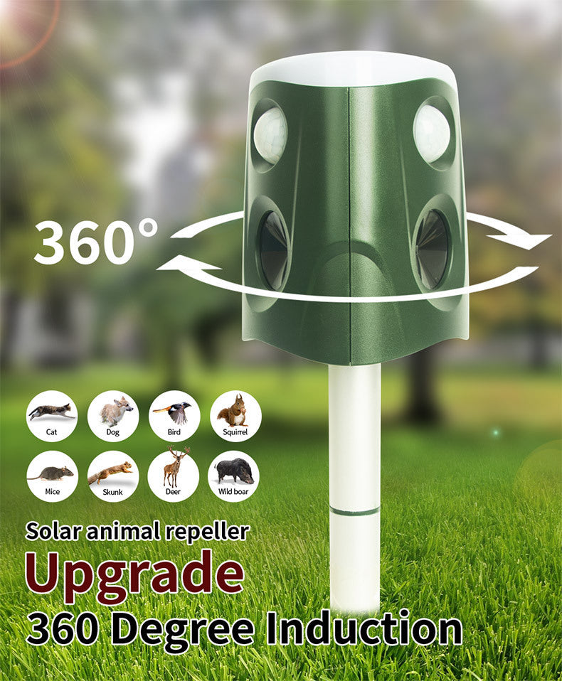 360 Degrees Outdoor Solar Pest Repeller - Gardening Grow