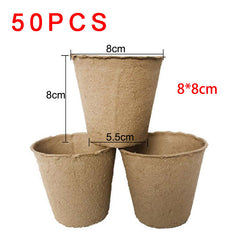 Degradable Nursery Cup Made Of Paper Pulp Flower Pot - Gardening Grow