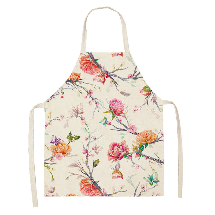 Retro Butterfly Apron New Parent-child Apron Home Cleaning Apron - Gardening Grow