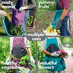 Large Pocket Gardening Fruit Storage Bag Multi-purpose Backpack Apron - Gardening Grow