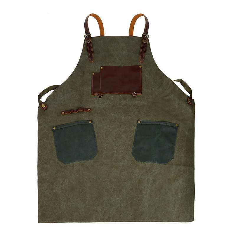 Craftsman Apron Designer Coffee Shop Canvas Apron Work Apron Bag - Gardening Grow