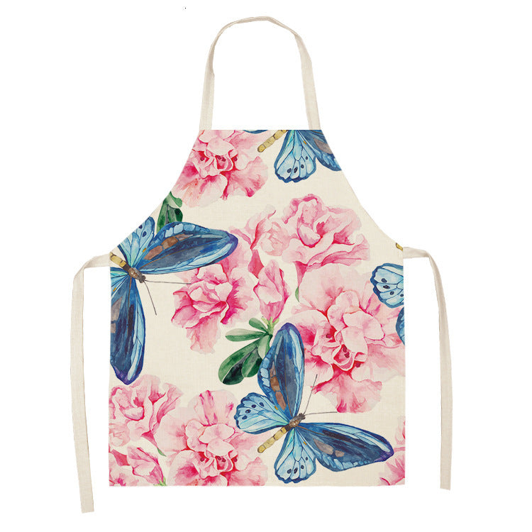 Retro Butterfly Apron New Parent-child Apron Home Cleaning Apron - Gardening Grow