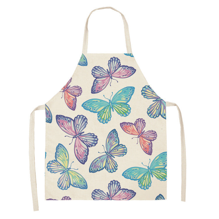 Retro Butterfly Apron New Parent-child Apron Home Cleaning Apron - Gardening Grow