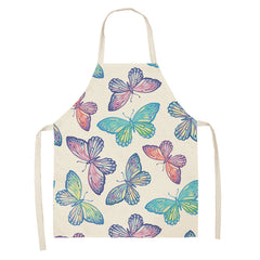 Retro Butterfly Apron New Parent-child Apron Home Cleaning Apron - Gardening Grow