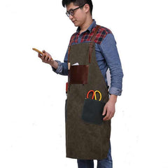 Craftsman Apron Designer Coffee Shop Canvas Apron Work Apron Bag - Gardening Grow