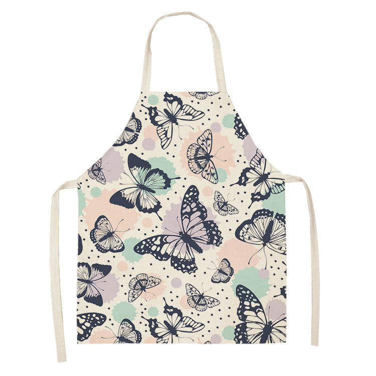 Retro Butterfly Apron New Parent-child Apron Home Cleaning Apron - Gardening Grow