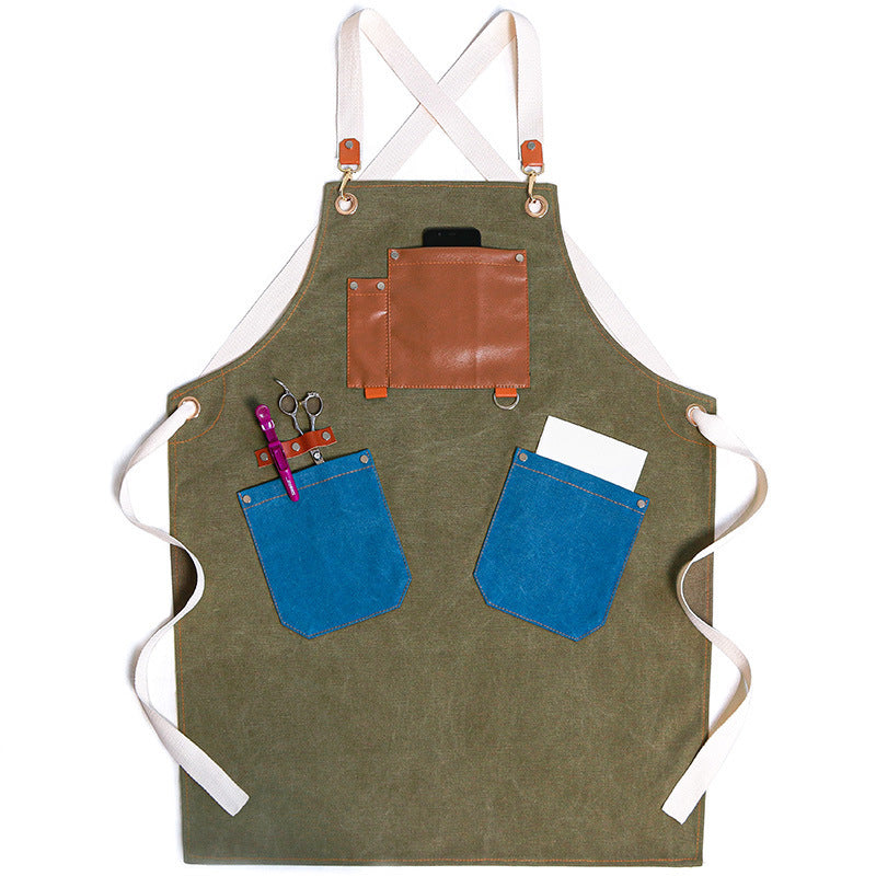 Gardening Baking Salon Denim Workwear Apron - Gardening Grow