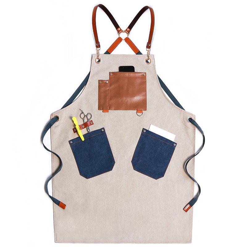 Gardening Baking Salon Denim Workwear Apron - Gardening Grow