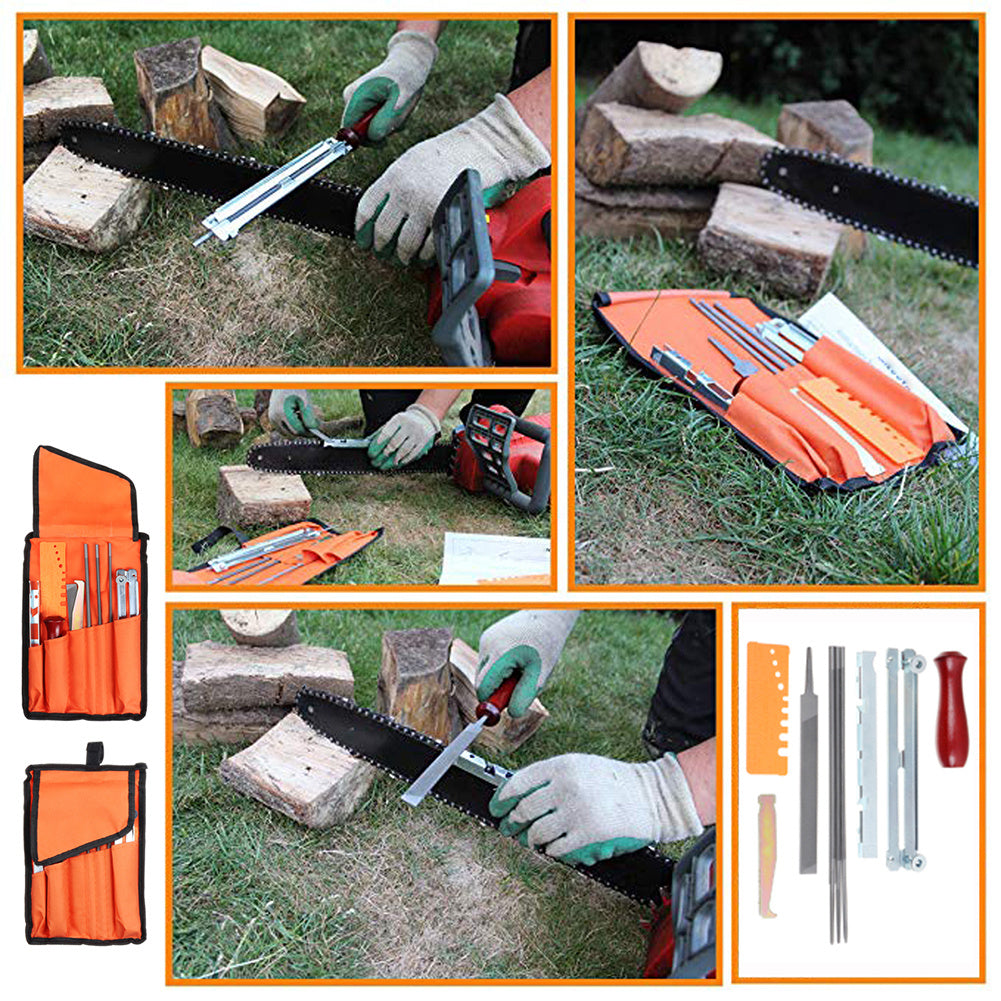 Steel Chainsaw File Bag Set - Gardening Grow