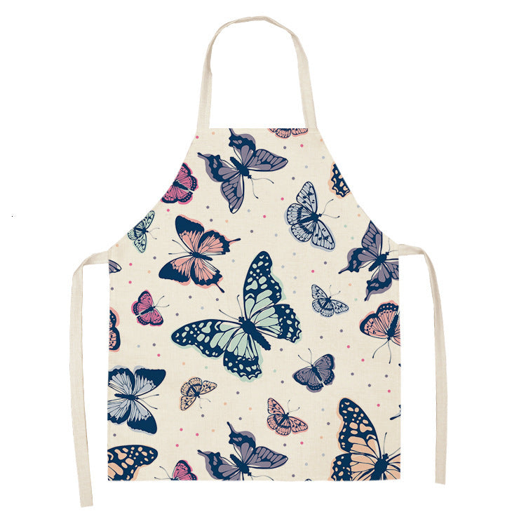 Retro Butterfly Apron New Parent-child Apron Home Cleaning Apron - Gardening Grow