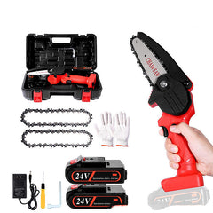 Mini Charging Wireless Handheld Chainsaw Woodworking - Gardening Grow