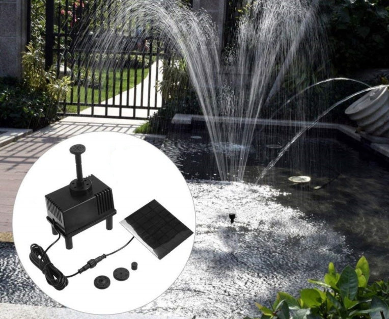 Solar Water Pump Solar Fountain Garden Pool Fountain - Gardening Grow