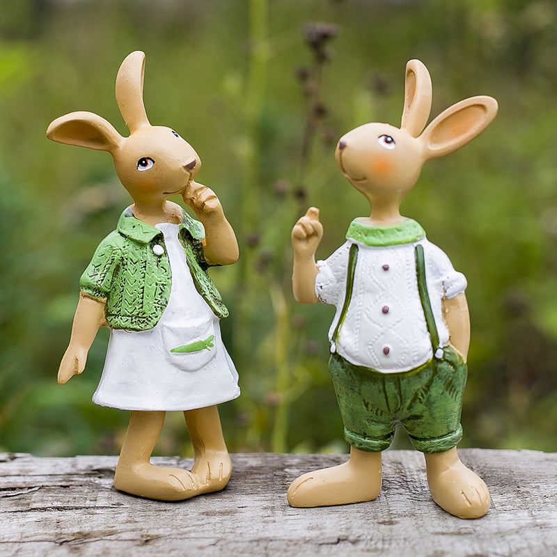 Garden Decoration Cartoon Rabbit Decoration - Gardening Grow