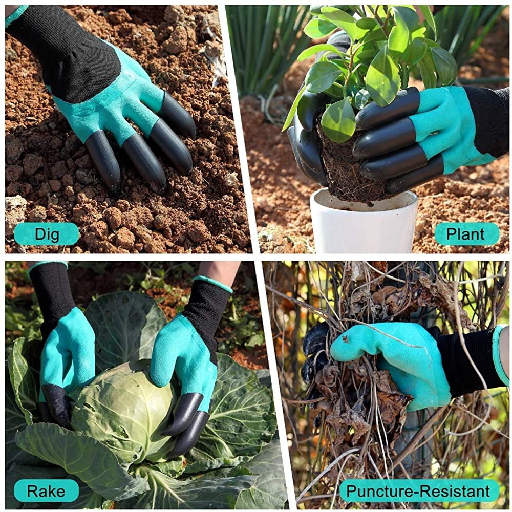 Garden Gloves With Claws Waterproof Garden Gloves For Digging Planting Breathable Gardening Gloves For Yard Work - Gardening Grow