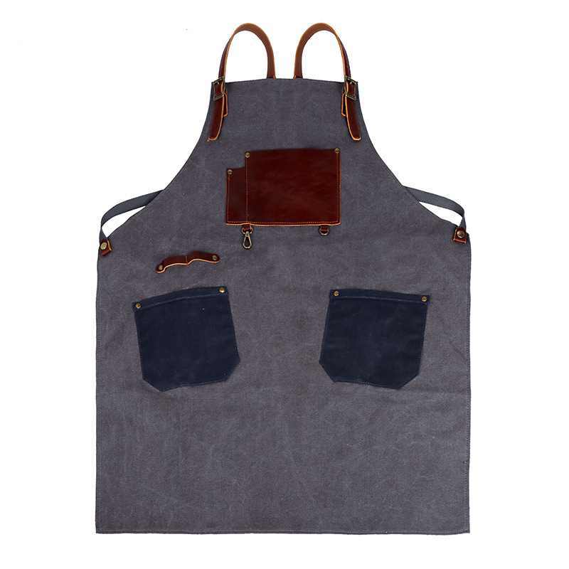 Craftsman Apron Designer Coffee Shop Canvas Apron Work Apron Bag - Gardening Grow