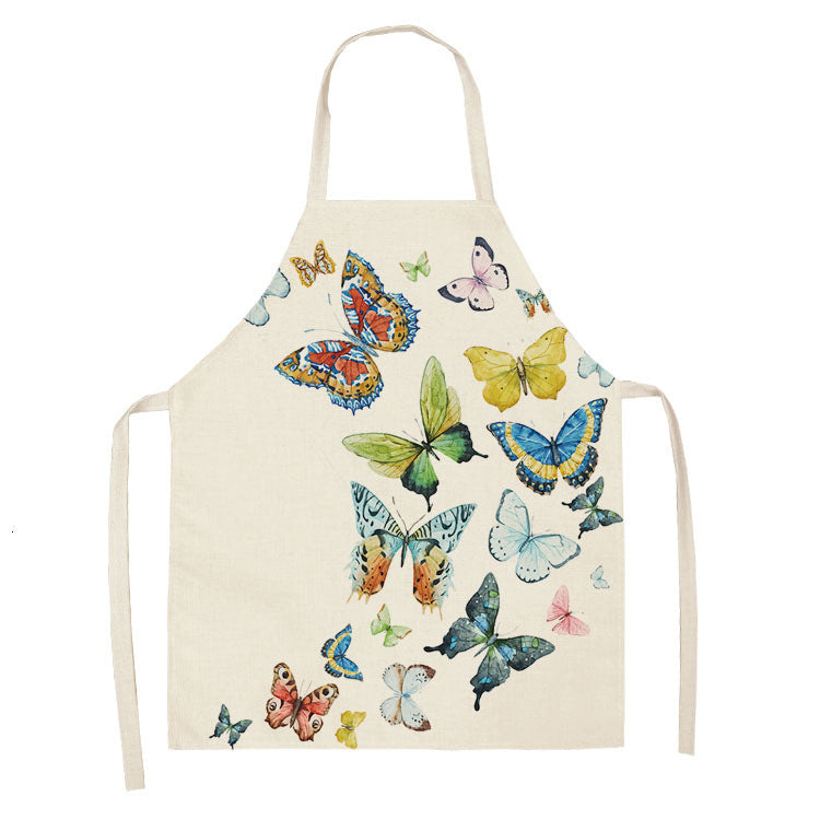 Retro Butterfly Apron New Parent-child Apron Home Cleaning Apron - Gardening Grow