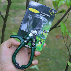 Multifunctional Garden Scissors Pruning Shears Manual With Safety Buckle Stainless Steel Spring Gardening Pruning Shear Branch Plant Cutter - Gardening Grow