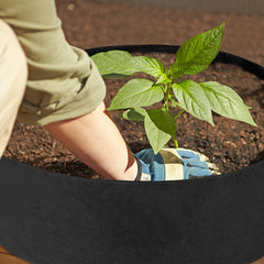 Garden Raised Bed Round Planting Container Grow Bags Fabric Planter Pot For Plants Nursery Pot - Gardening Grow