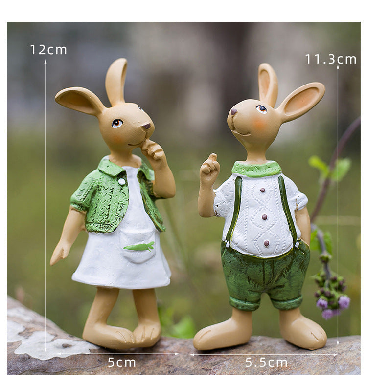 Garden Decoration Cartoon Rabbit Decoration - Gardening Grow